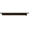 Ekena Millwork Heaton Hidden Support Steel Bracket w/ 16" Support Depth, Antiqued Pale Gold 3"W x 20"D x 2"H BKTM03X20X02HEAPG - alternate 10
